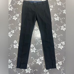 Aritzia Wilfred Split Hem Slim Fit Trousers in Black Sz 4